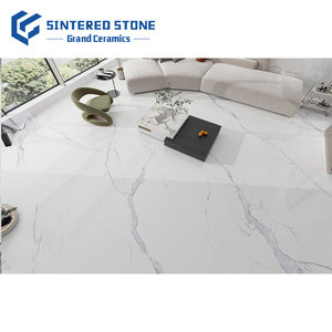 1600X3200mm Naturel Italien <span class=keywords><strong>Blanc</strong></span> Marbre Sol Carrelage Mural Grande Dalle Rock Beam Mat pour Salle À Manger Salon Hall TV Fond - Product Image 5