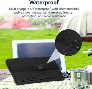 Paneles Solares Monocristalinos Plegables de 30W, Ligeros y Portátiles, Mini Cargador USB de 5V con 20% de Alta Eficiencia, Camuflaje para Exteriores - Product Image 3