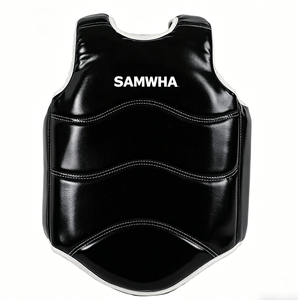 Protector de Pecho y Cintura para <span class=keywords><strong>Boxeo</strong></span>, Taekwondo, Karate, Sanda, OEM, para Adultos y Niños, MMA, <span class=keywords><strong>Material</strong></span> PU, para Todas las Estaciones - Product Image 4