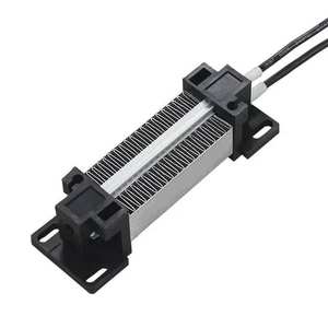 Thermostat chauffant céramique PTC isolé 12V 220V <span class=keywords><strong>100</strong></span>-300W pour incubateur, élément chauffant céramique thermostaté à ailettes - Product Image 1