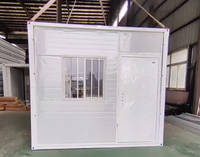 Maison conteneur pliable 20FT, module de maison préfabriquée, maisonnette économique, maison portable, pièce équipée