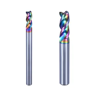 Aluminum End Mill Solid Carbide End Mills Cutting Tools Side Milling Cutter Mill Cutter EndMills High Gloss Face Milling Cutter