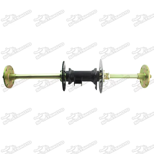 Essieu <span class=keywords><strong>de</strong></span> <span class=keywords><strong>roue</strong></span> arrière pour <span class=keywords><strong>Quad</strong></span> et vtt, avec moyeux <span class=keywords><strong>de</strong></span> porte-bagages, 4 clous intégrés pour 200cc et 250cc, livraison gratuite - Product Image 2