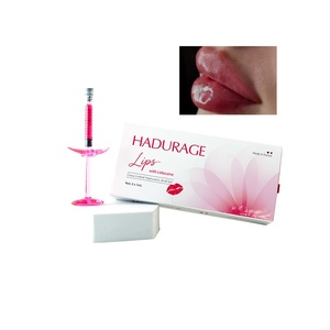 HADURAGE Lip Filler avec VB12 2x1ml <span class=keywords><strong>Injection</strong></span> d'acide <span class=keywords><strong>hyaluronique</strong></span> pour repulper les lèvres et améliorer la couleur rouge OEM ISO&CE <span class=keywords><strong>Prix</strong></span> de gros - Product Image 2