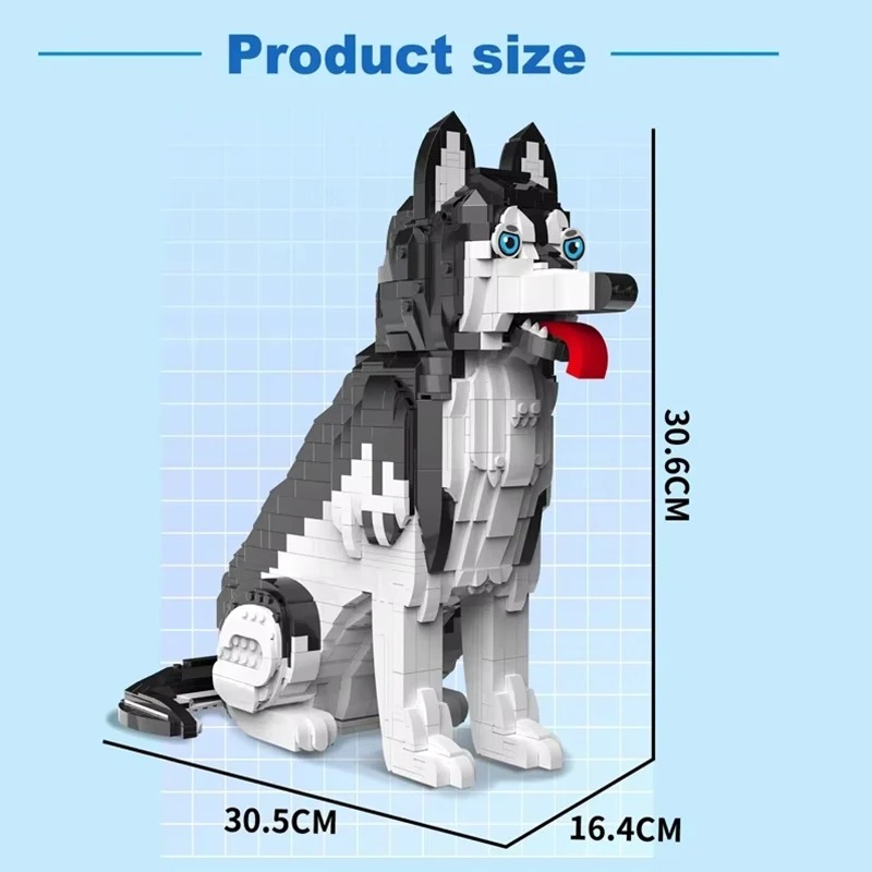 M23027 Husky chien de compagnie [1442 pièces]
