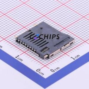 TF-015 SD Card / Memory Card Connector SMD Connector Self-Return Type MicroSD Card (TF Card) Card Holder With - Product Image 2