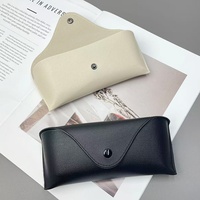 Nouvel étui à lunettes rectangulaire en cuir – Design simple, portable, résistant aux chocs et élégant pour lunettes de soleil