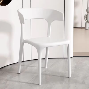 Toptan istiflenebilir arkalığı plastik sandalyeler satış monoblok plastik sandalye plastik sandalyeler ev kullanımı için kalınlaşmış restoran - Product Image 5