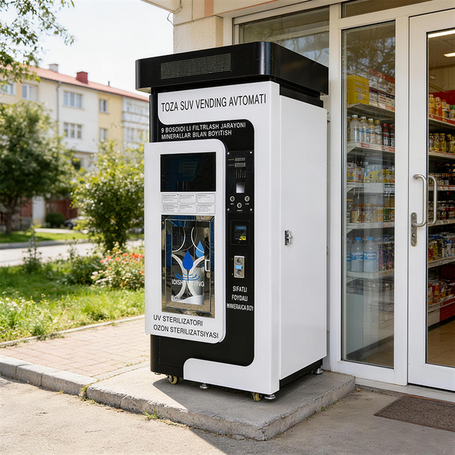 24 Hours Self Service Water Smart Desktop Fresh Fruit Smoothie Vending Machine