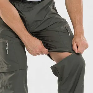 Lightweight Tech Pants Outdoor Hiking Trekking Pants Waterproof Convertible Detachable Cargo Pants Shorts For Men