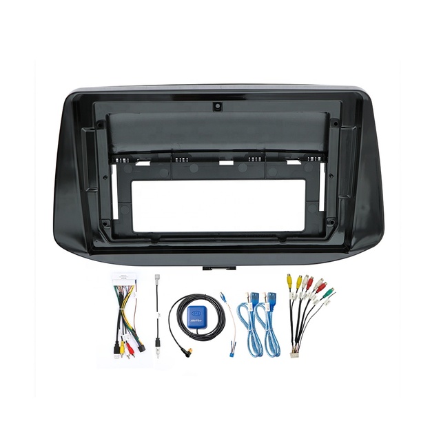 Meihua Car Video Radio Frame for Hyundai I30 2018 Universal Android Radio with RCA Cable Wiring Harness Accessories