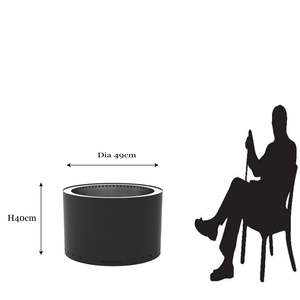 Suministros de jardín Patio grande Patio trasero Jardín Picnic Parrilla de carbón <span class=keywords><strong>Estufa</strong></span> Chimenea exterior redonda - Product Image 6