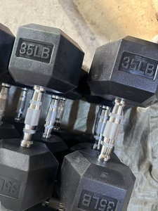 New Design Commercial Gym Detachable HEX RUBBER <strong>Dumbbells</strong> Set Home Rubber <strong>Dumbbells</strong> - Product Image 4