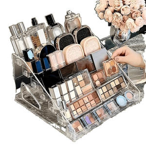Современный простой органайзер для косметики: подставка-подушка из акрила для палеток теней, лаков для ногтей и других средств - Product Image 5