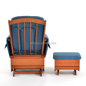 Fauteuil à bascule pour allaitement et maternité avec repose-pieds - Product Image 4