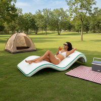 Sofá Inflable Individual Plegable, Silla Inflable con 2 Años de Garantía, para Jugar en el Agua y Surfear