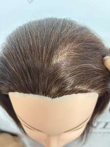 رأس مانيكان للشعر الاحترافي طويل بني مختلط رأس مانيكين للتدرب على الشعر مثالي لطلاب تصفيف الشعر وتدريب الصالونات - Product Image 5