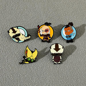 Sming Pins Desenhos Animados Japoneses Anime Esmalte Pin Metal Manga Filme Personagem Lapela Emblema Monge Liga Animal Broche - Product Image 2