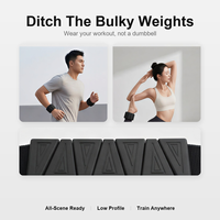 Poids de poignet et de cheville personnalisables 0,5LB 1LB 2LB en silicone avec fermeture auto-agrippante OEM ODM pour entraînement de fitness bras et jambes