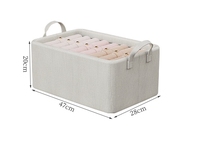 Boîte de rangement pliable rectangulaire moderne, vente en gros d'usine, paniers à linge et organisateurs de garde-manger pliables pour animaux en peluche
