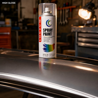 Peinture en aérosol métallisée pour voiture, couleur or blanc chromé miroir, vente en gros