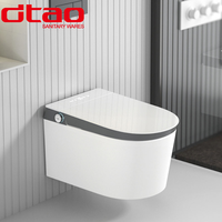 En gros, WC intelligent monobloc mural avec siège chauffant et fonction bidet automatique