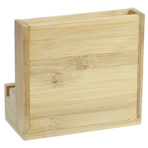 Porte-stylo et support de cartes en bambou personnalisé avec logo, organisateur de bureau, décoration maison et bureau, écologique, bois naturel, pour entreprises - Product Image 4