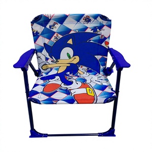 Chaise pliante moderne en métal pour bébés et enfants, pour chambre à coucher, salon et utilisation en extérieur - Product Image 1