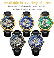 50 Pièces OEM Montre-bracelet mécanique automatique Chenxi 8878 avec cadran personnalisé, squelette, mode, pour hommes, Reloj Montre Hommes