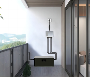 EZsolar Balcony Solar <b>System</b> 800w Balkonkraftwerk 800w Balkon Solar Balcony <b>Energy</b> <b>Storage</b> <b>System</b> with Battery - Product Image 3