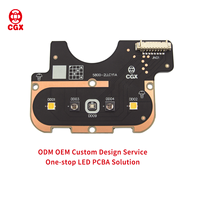 Émetteur infrarouge OEM ODM et LED blanche bicolore, carte PCBA LED personnalisée avec une épaisseur de cuivre de 1 oz pour les systèmes de surveillance CCTV