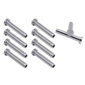 Raccord de garde-corps en câble d'acier inoxydable YD, connecteur à tête ondulée de 1/8 pouce et 1,62 pouce de longueur - Product Image 2