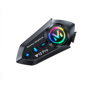 Y12 Pro xe máy Mũ bảo hiểm BT Tai nghe <span class=keywords><strong>intercom</strong></span> 500M trợ lý giọng nói trộn âm nhạc chia sẻ IP56 bụi và không thấm nước - Product Image 1