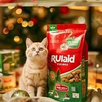 Vente en gros de pochettes plates refermables pour aliments pour animaux de compagnie de grande taille 5kg en feuille d'aluminium pour chat Mylar personnalisé sacs en plastique à 8 joints latéraux avec fermeture éclair