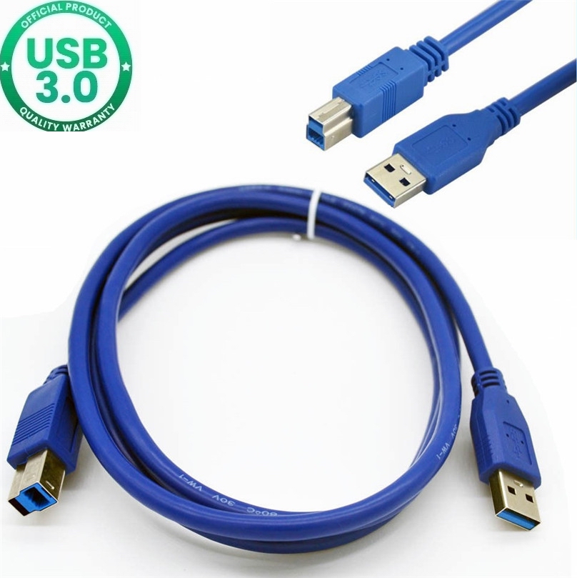 Short USB 3.0 Male To Male Cord, 2 Ft Type A, 5Gbps Data Transfer For Hard Drive, Laptop, DVD Player, USB 3.0 Hub, Monitor, Camera, Set Top Box With 5 Cable Ties - View #8