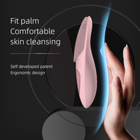 Brosse nettoyante faciale en silicone imperméable en gros, 5 modes, compresse chaude pour les yeux, outil de nettoyage en profondeur des pores pour les fournisseurs de soins de la peau
