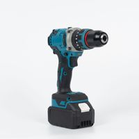 Perceuse sans fil Tver Electric 21V, diamètre de perçage max. 18 mm, moteur sans balais, batterie lithium-ion, contrôle de vitesse progressif, 1/2