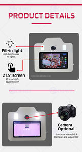 Perfección para fiestas pequeñas: cabina de fotos DSLR vintage con soporte de trípode e impresora, alquila o compra para tu evento - Product Image 3