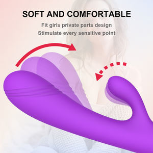 Prix de gros d'usine 2025 nouveau chargeur USB en Silicone étanche chaud Masturbation féminine point G lapin vibrateur jouets pour adultes - Product Image 3