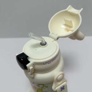 Wholesale BPA-Free Kids Stainless Steel Water <b>Bottle</b> with 3D Rabbit <b>Straw</b> Lid, Leakproof & Customizable - Product Image 3