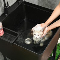 Bassin de lavage portable en plastique écologique et durable pour la maison, le camping, les pique-niques, la cuisine et les animaux de compagnie