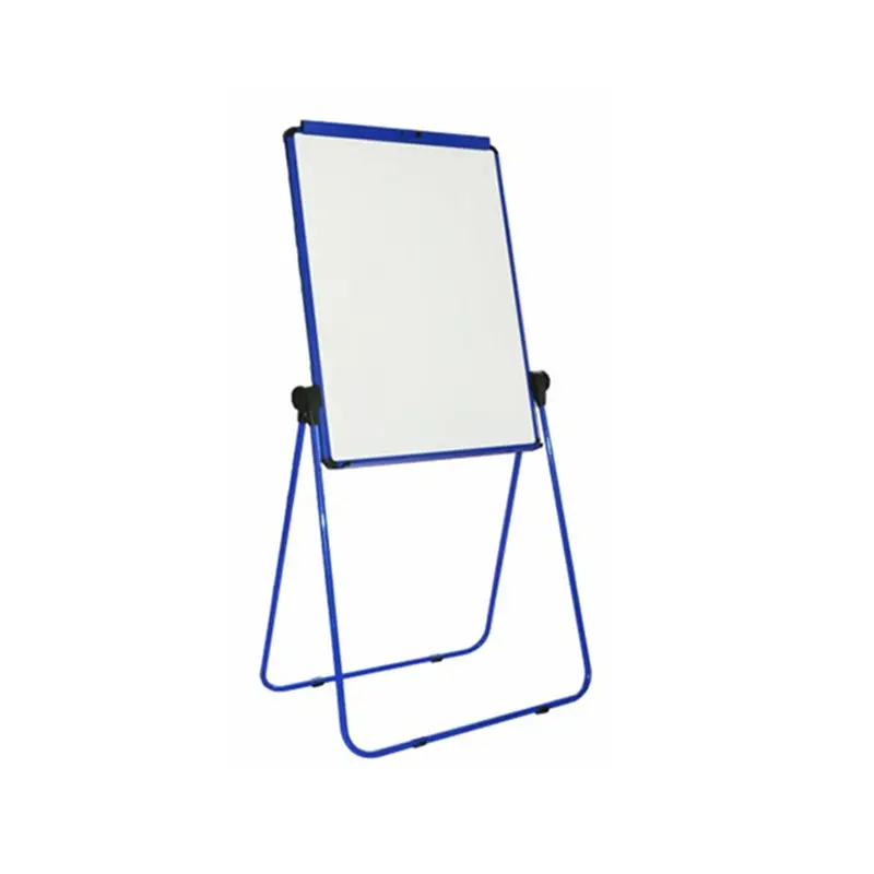 U flip chart with dual sides whiteboard stand