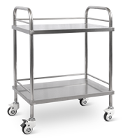 SAIKANG — chariot professionnel pour Service d'hôpital, Instrument médical en acier inoxydable, livraison gratuite SKH006