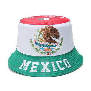 Gorra de Pescador con Bandera Nacional de Poliéster Resistente para Fanáticos de los Deportes, Animadores de Estados Unidos, Canadá y México en el Mundial de Fútbol 2026 - Product Image 6