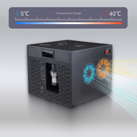Pompe de refroidissement automatique portable Qilong 1/3 CV pour baignoire gonflable avec télécommande, économie d'énergie, recyclage de la glace intégré
