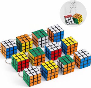 Souvenir Magic Cube Keychain Plastic Magic Cube Keychain - Product Image 2