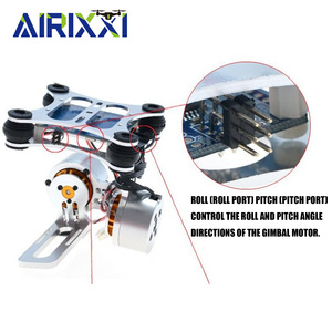 Stabilisateur à 2 axes AIRIXXI pour moteur brushless 2208 en aluminium CNC 3/3+/4, contrôleur BGC3.0 12V - Product Image 1