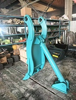 Pince hydraulique multifonctionnelle SLN pour excavatrices de 5-6T, haute stabilité, garantie 1 an - Utilisation forestière/démolition/communautaire