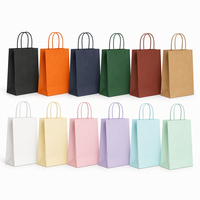 Sacs cadeaux en papier kraft écologiques avec logo personnalisé - Sacs de courses de différentes tailles pour les magasins de détail, les boutiques, les boulangeries et les cafés
