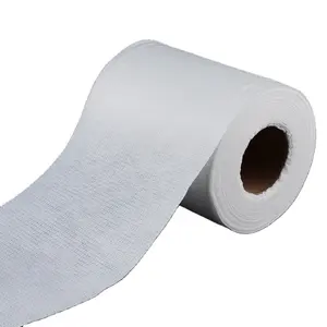 high Quality Wet paper Nonwoven Spunlace Raw Material Fabric Roll/non Woven Fabrics Rolls For Wet paper Material